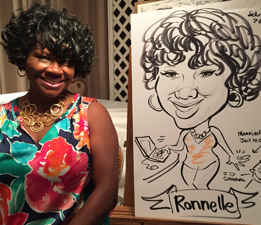 Caricatures in Greenbelt Maryland