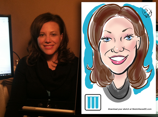 Another digital caricature from the event!